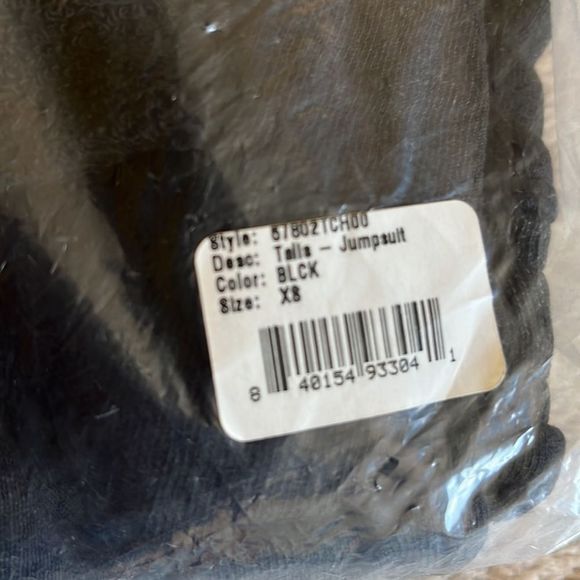 N:Philanthropy Trails Jumpsuit Black XS NWT $281 - Picture 3 of 7